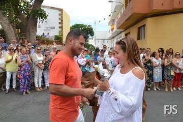 Misa, desfile del ganado y procesión religiosa en el Valle de los Nueve de Telde (Foto Francisco Javier Santana)